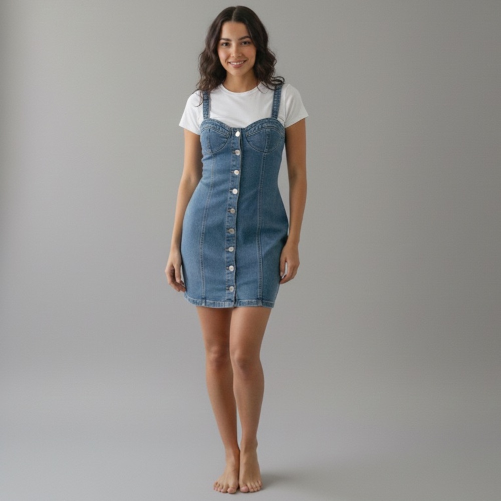 H&M Mid Jean Dress
